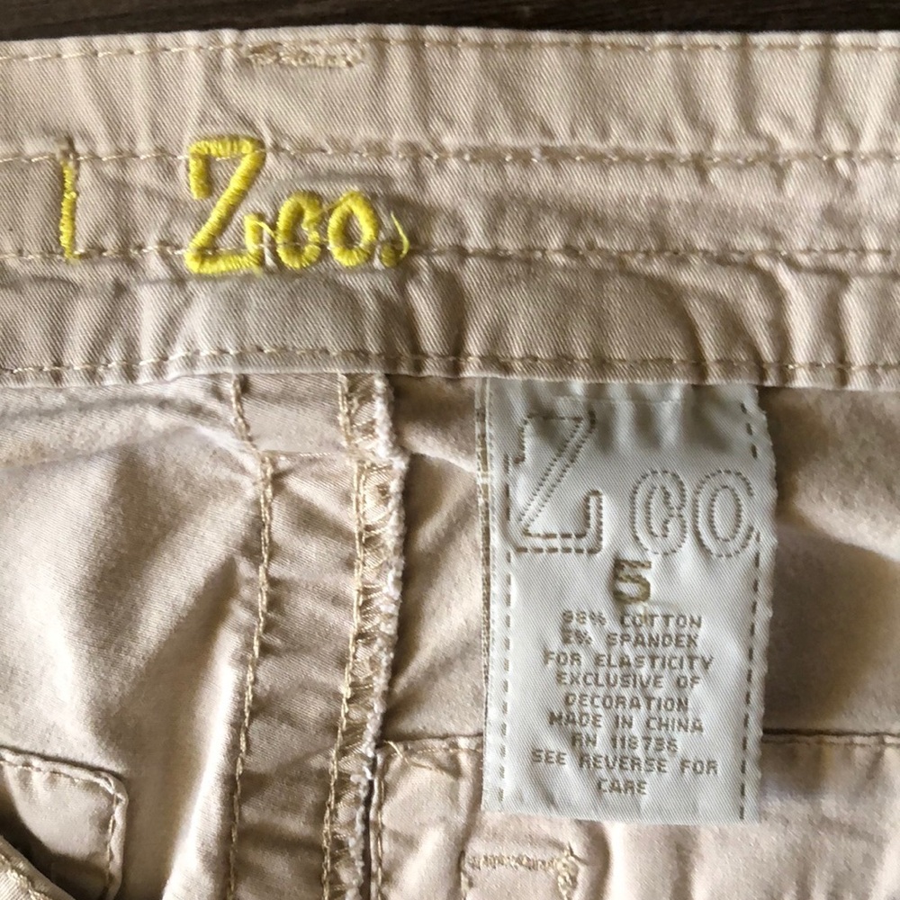 ZCo Khaki Cargo Capris size 5 - Picture 5 of 7